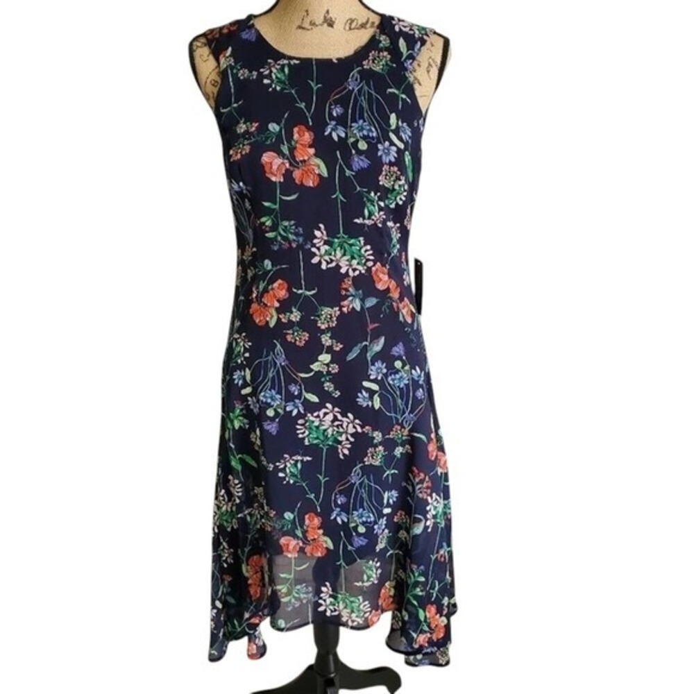 Tommy Hilfiger Floral Sleeveless Midi Dress‎ - Elegant Garden Party Sundress